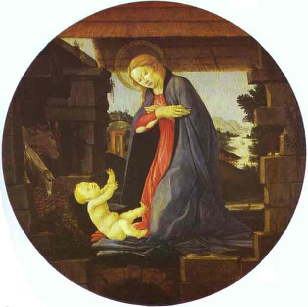 Sandro Botticelli The Virgin Adoring Child